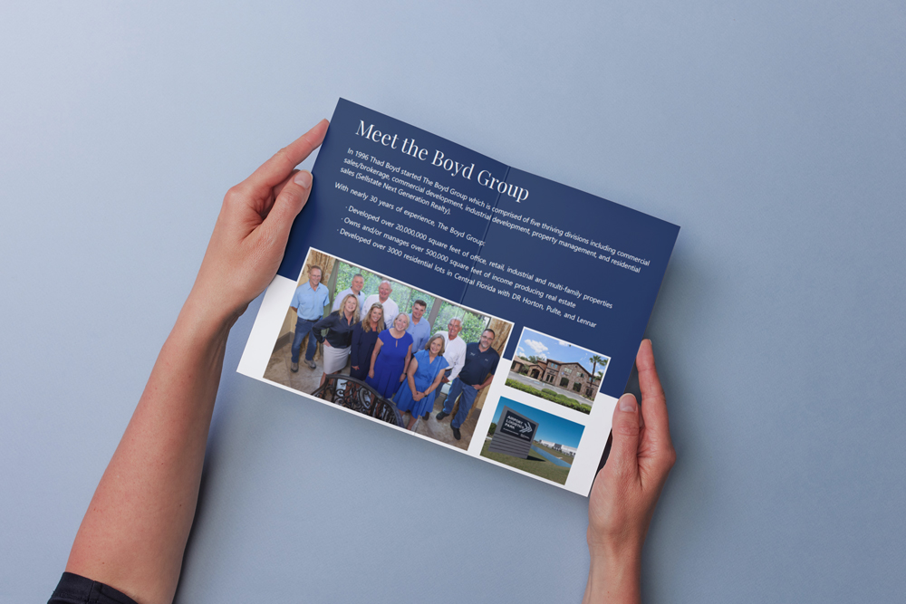 Boy'd 18-page Booklet of services related to commercial real estate